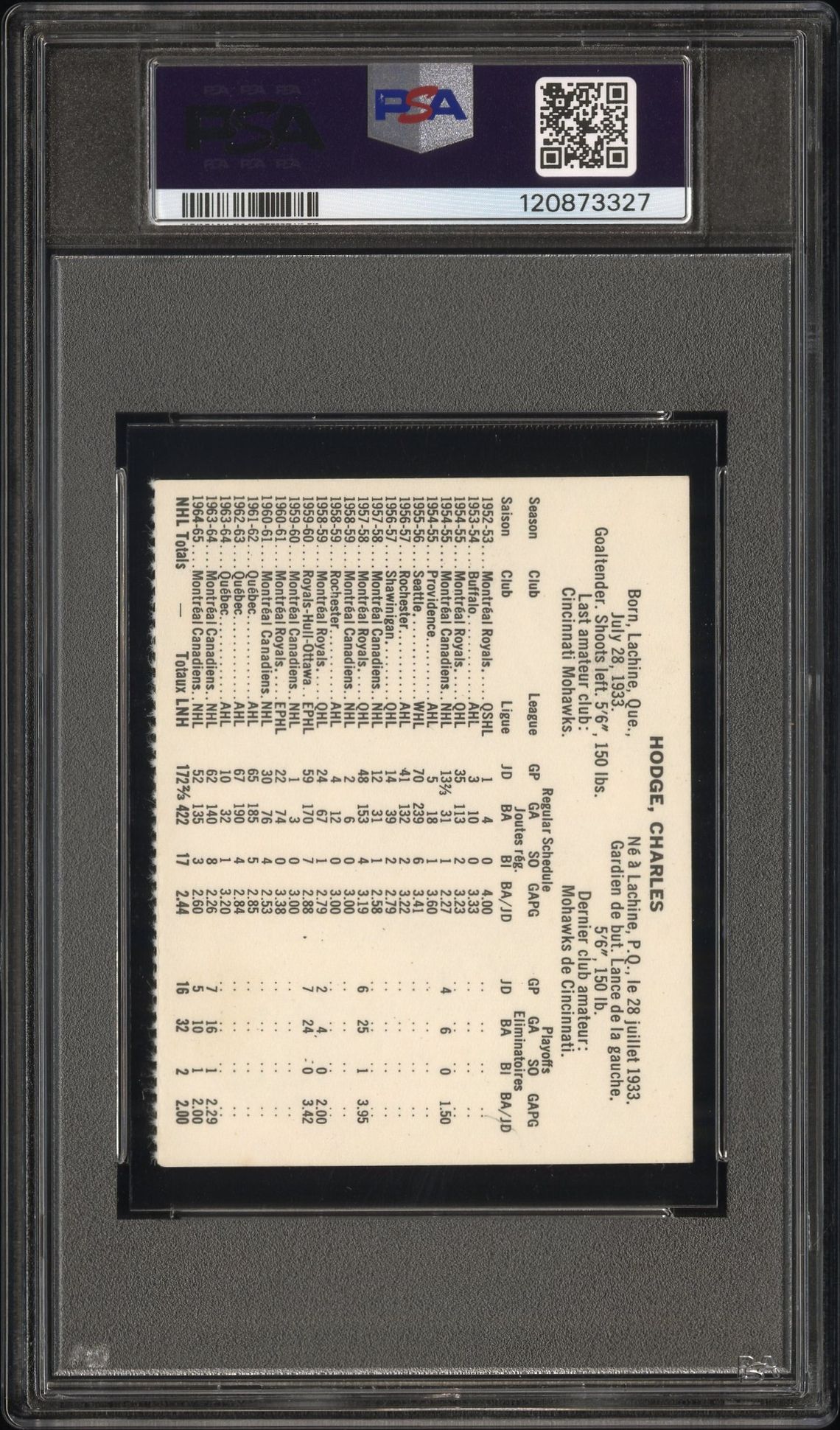 1965 Coca-Cola Charlie Hodge (Perforated) Vg 3 back