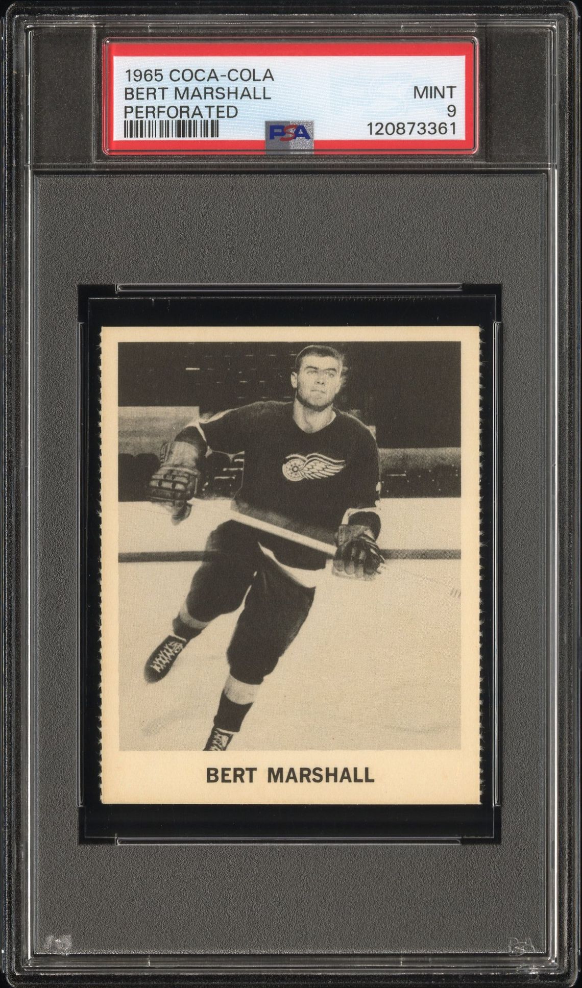1965 Coca-Cola Bert Marshall (Perforated) Mint 9 front