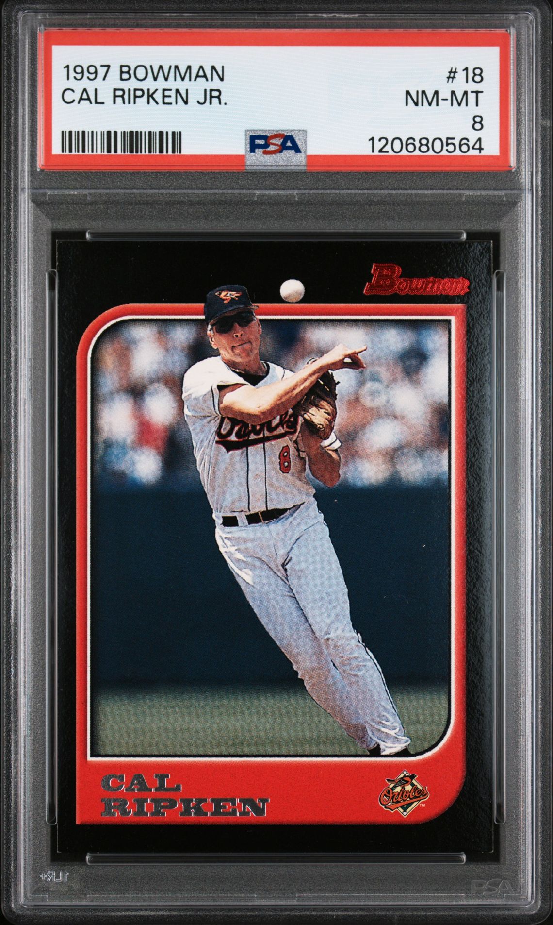 1997 Bowman BOWMAN #18 Cal Ripken Jr. front