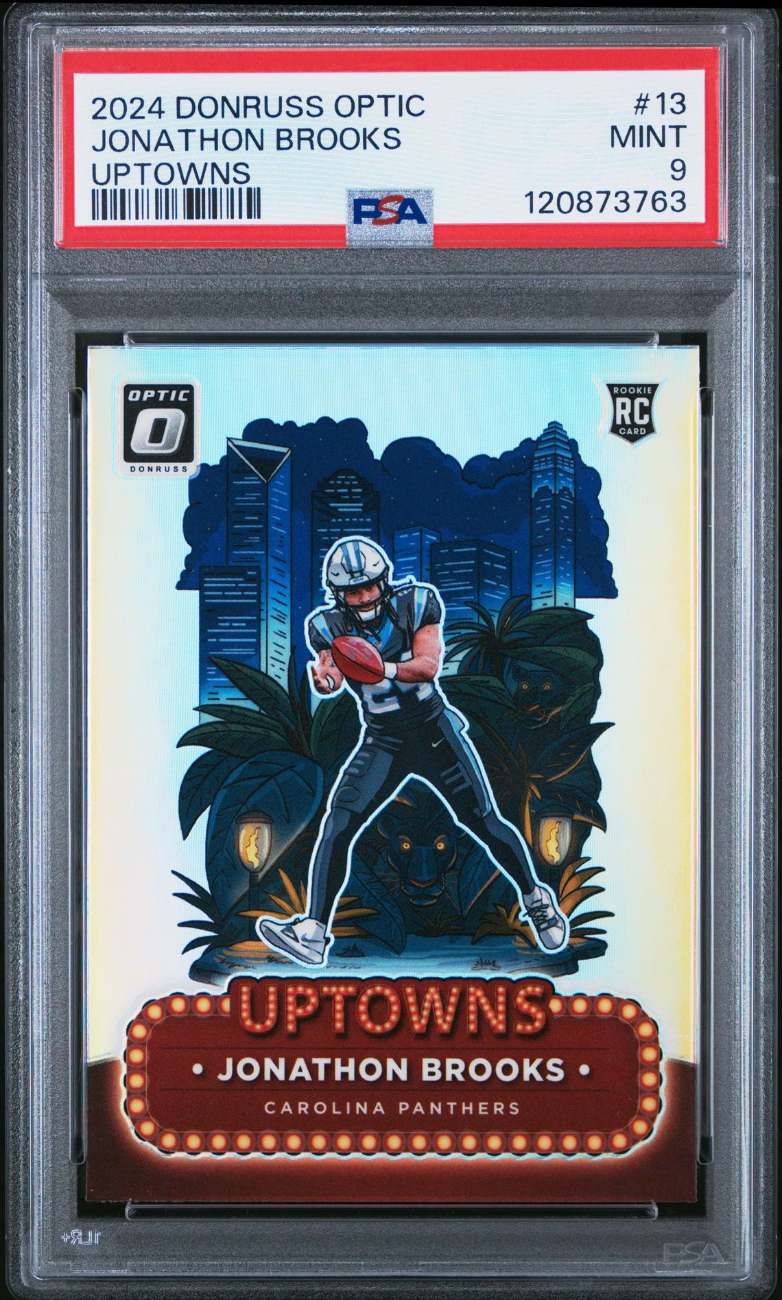 2024 Panini Donruss Optic Uptowns Jonathon Brooks #13 Mint 9 front