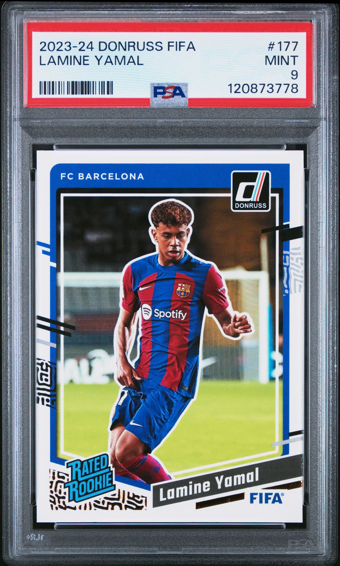 2023-24 Panini Donruss Fifa Lamine Yamal #177 Mint 9 front