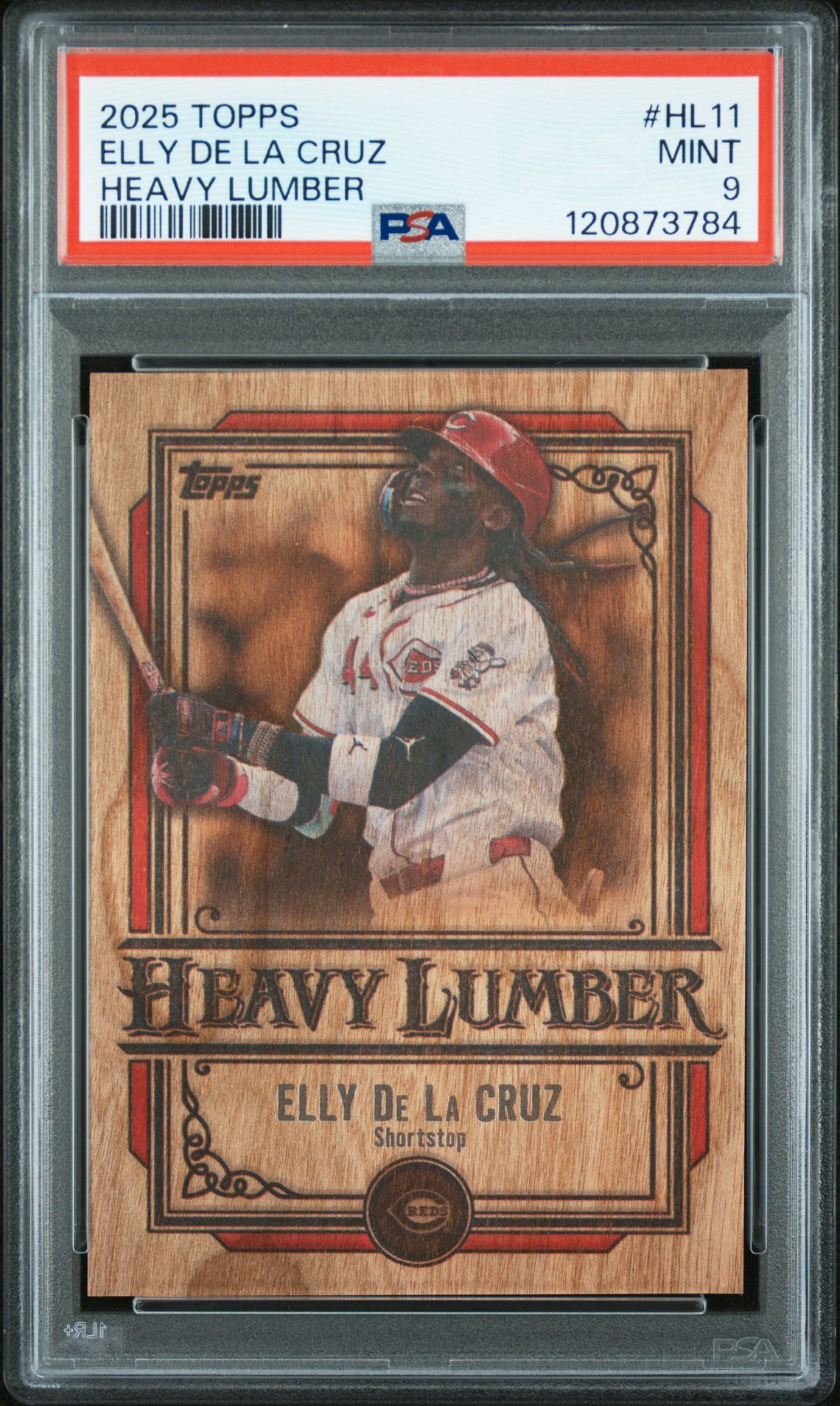 2025 Topps Heavy Lumber Elly De La Cruz #Hl11 Mint 9 front