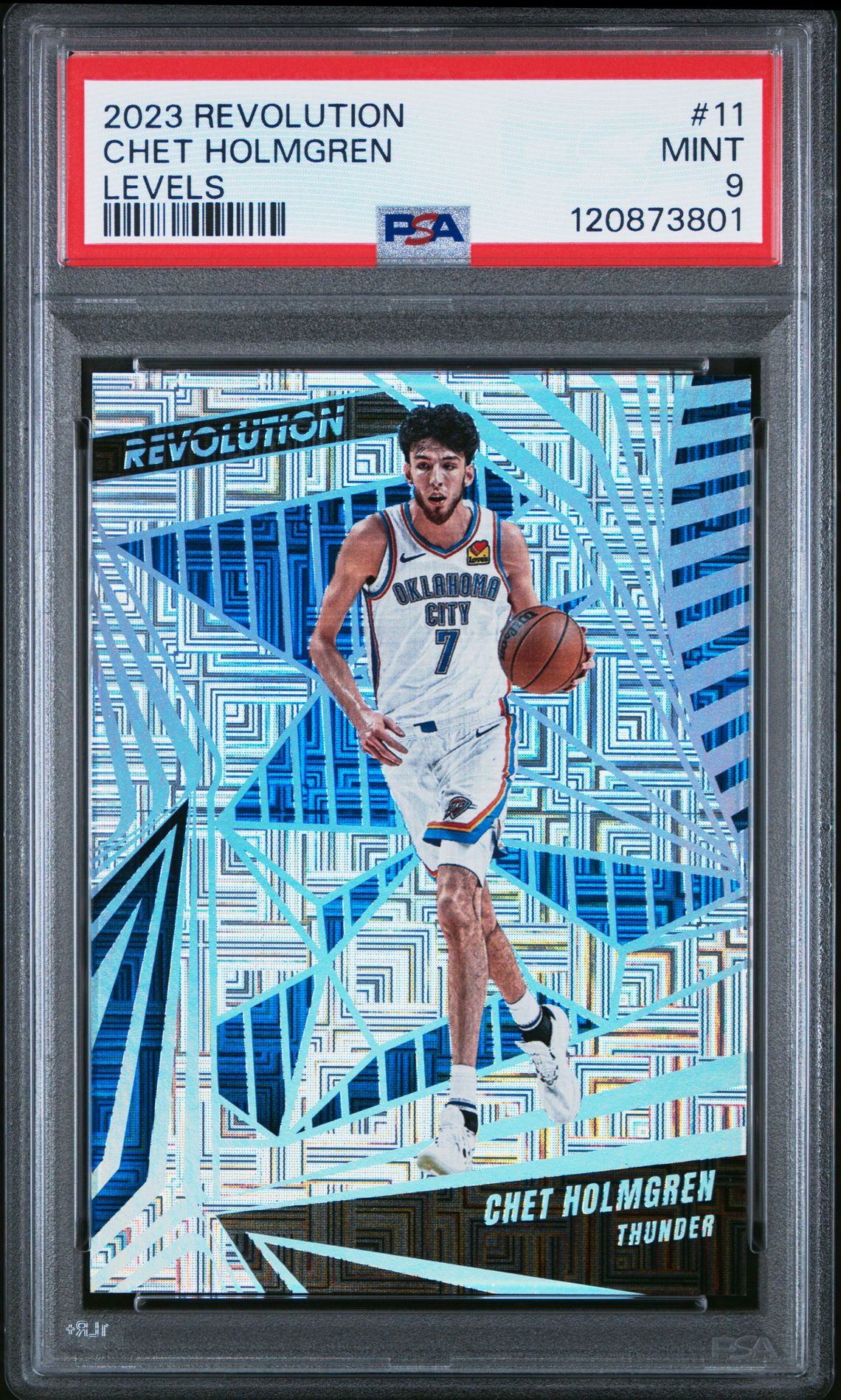 2023 Panini Revolution Chet Holmgren #11 (Levels) Mint 9 front