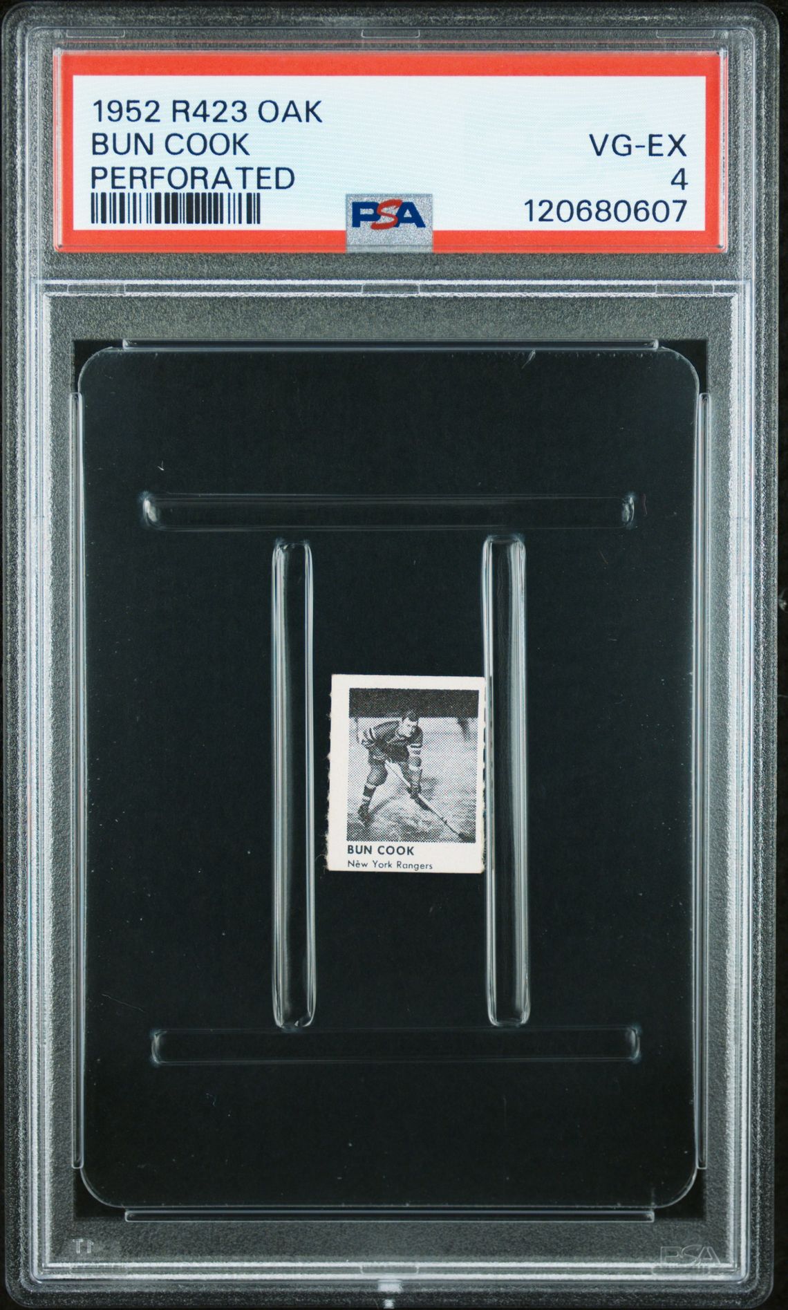 1952 R423 Oak Perforated Bun Cook (Perforated) Vg-Ex 4 front