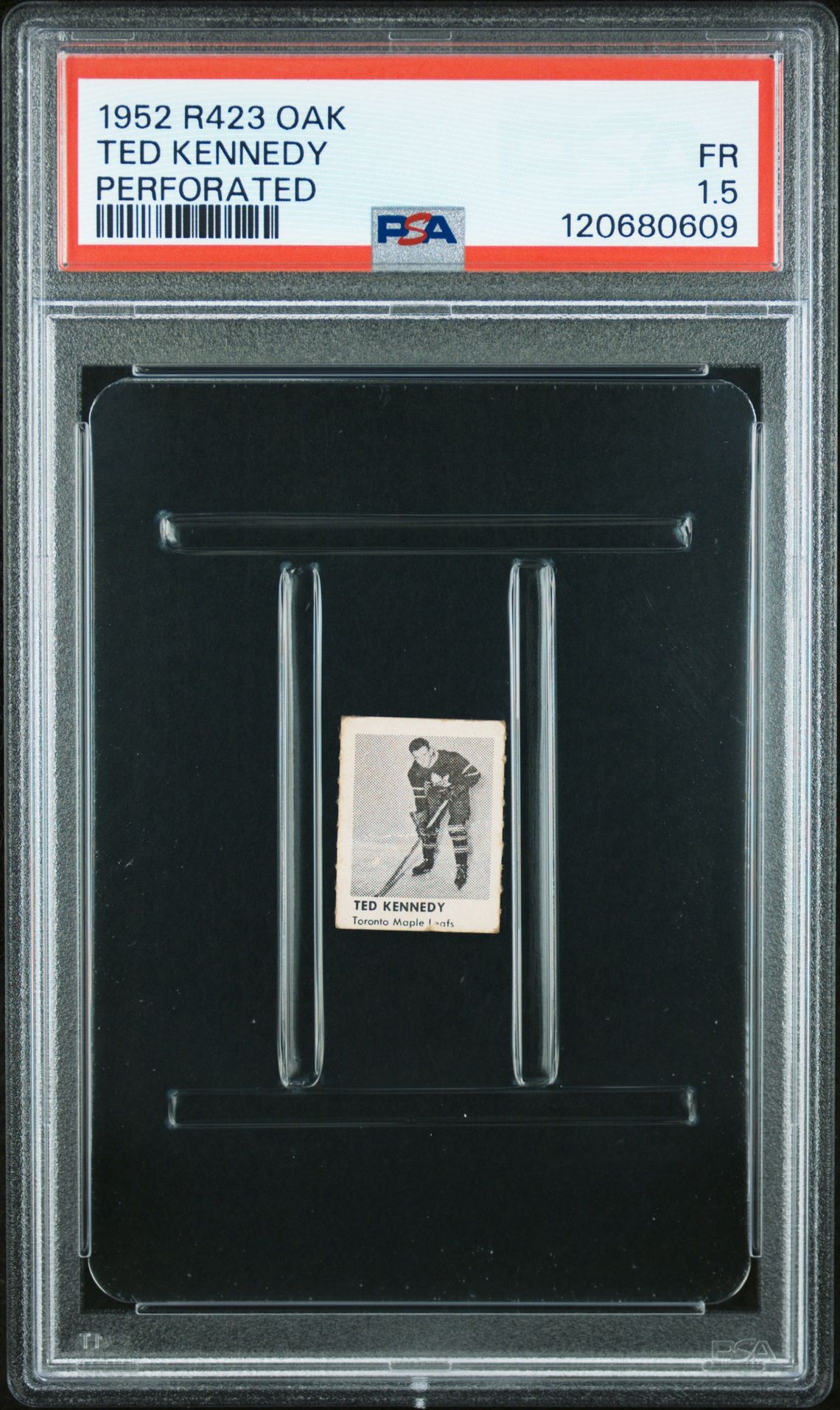 1952 R423 Oak Perforated Ted Kennedy (Perforated) Fr 1.5 front