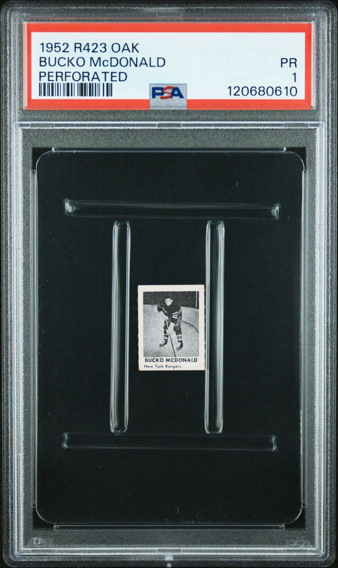 1952 R423 Oak Perforated Bucko Mcdonald (Perforated) Pr 1 front