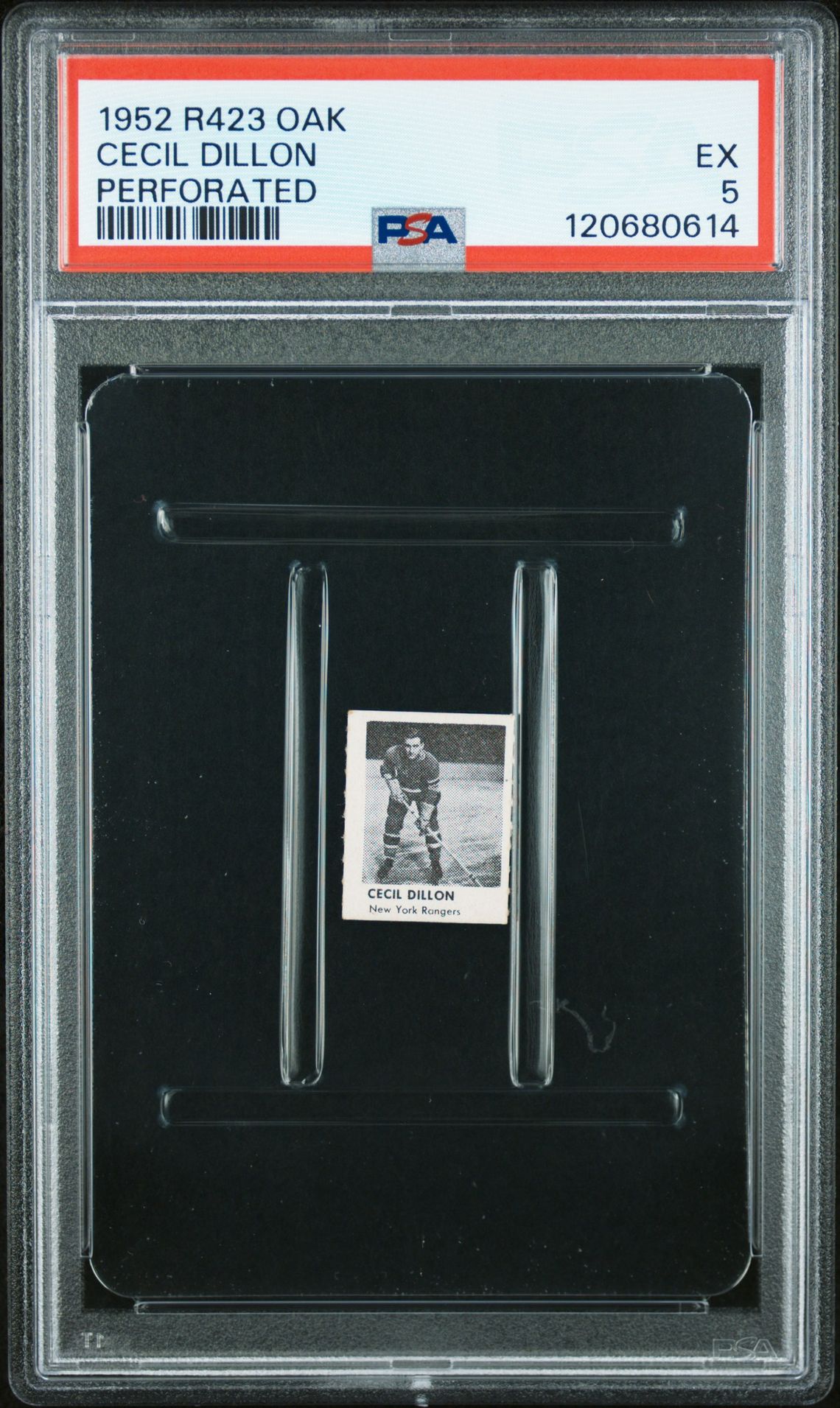1952 R423 Oak Perforated Cecil Dillon (Perforated) Ex 5 front