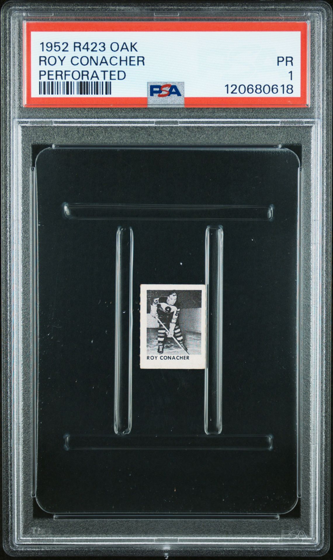 1952 R423 Oak Perforated Roy Conacher (Perforated) Pr 1 front