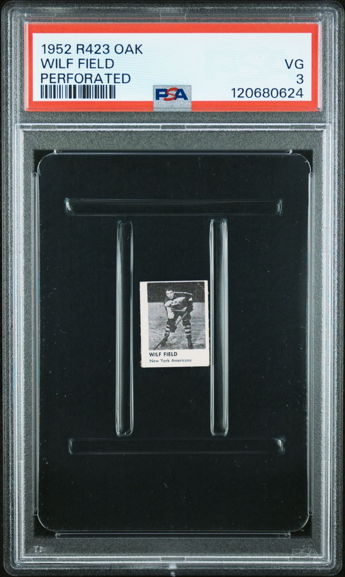 1952 R423 Oak Perforated Wilf Field (Perforated) Vg 3 front