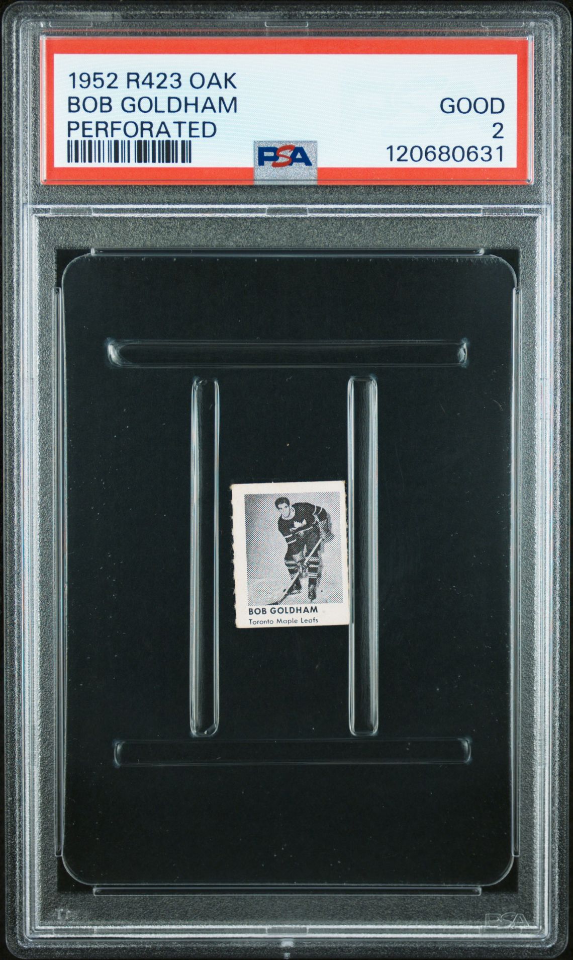 1952 R423 Oak Perforated Bob Goldham (Perforated) Good 2 front
