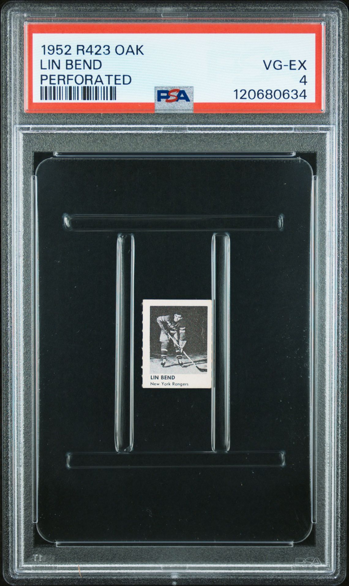 1952 R423 Oak Perforated Lin Bend (Perforated) Vg-Ex 4 front