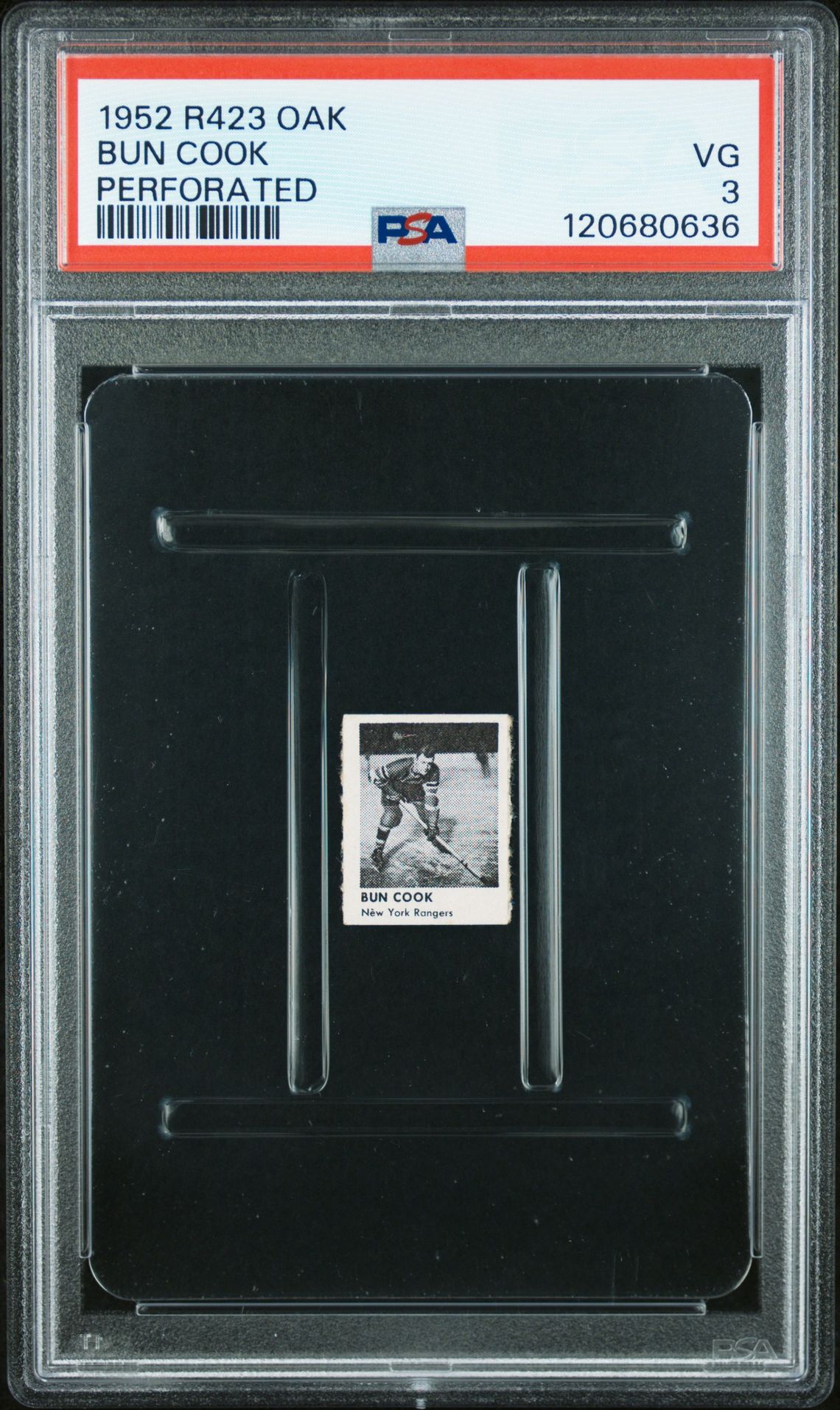 1952 R423 Oak Perforated Bun Cook (Perforated) Vg 3 front