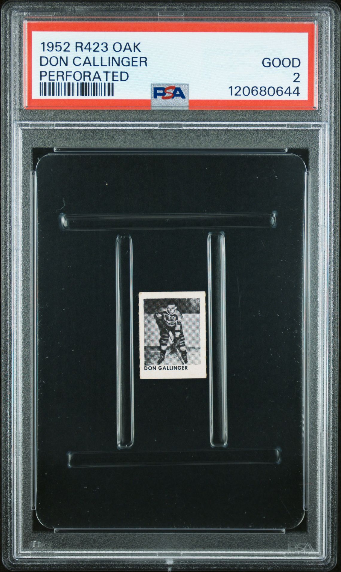 1952 R423 Oak Perforated Don Callinger (Perforated) Good 2 front