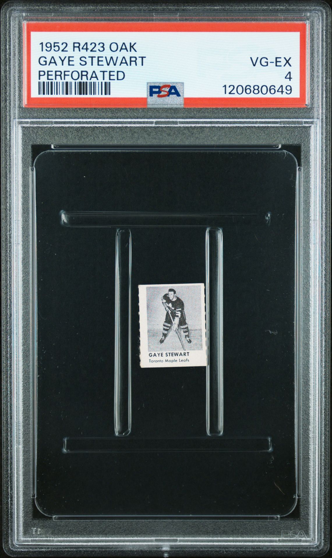 1952 R423 Oak Perforated Gaye Stewart (Perforated) Vg-Ex 4 front