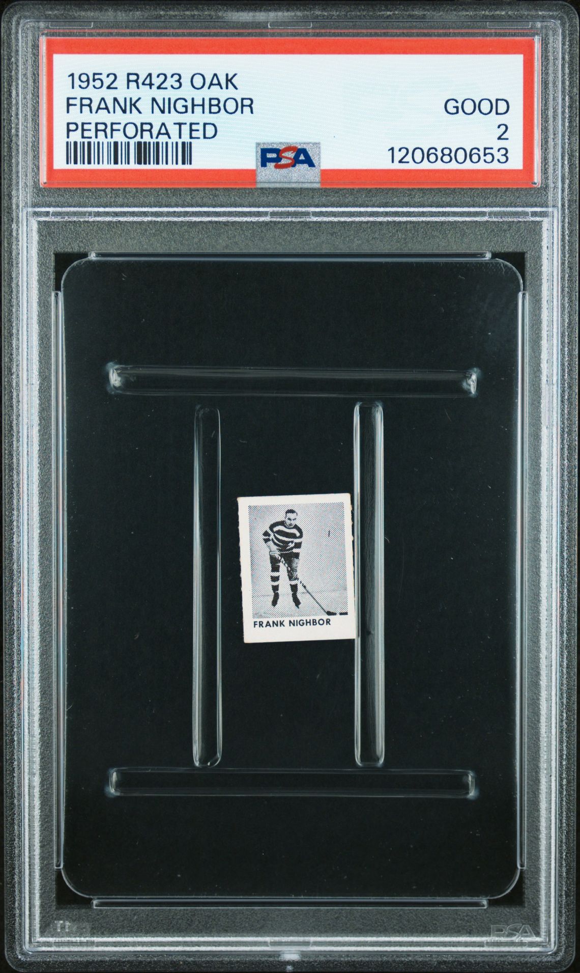 1952 R423 Oak Perforated Frank Nighbor (Perforated) Good 2 front
