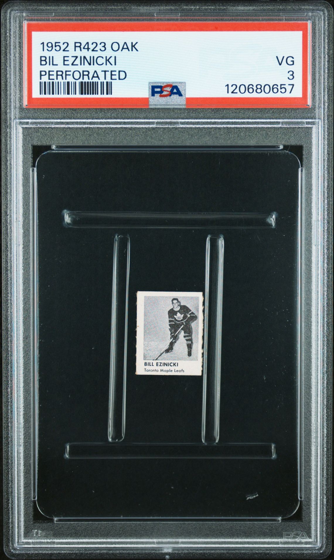 1952 R423 Oak Perforated Bil Ezinicki (Perforated) Vg 3 front