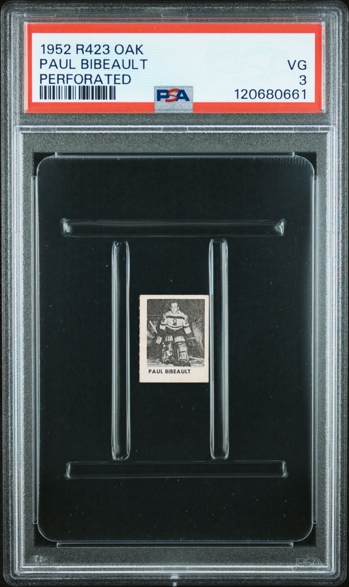 1952 R423 Oak Perforated Paul Bibeault (Perforated) Vg 3 front
