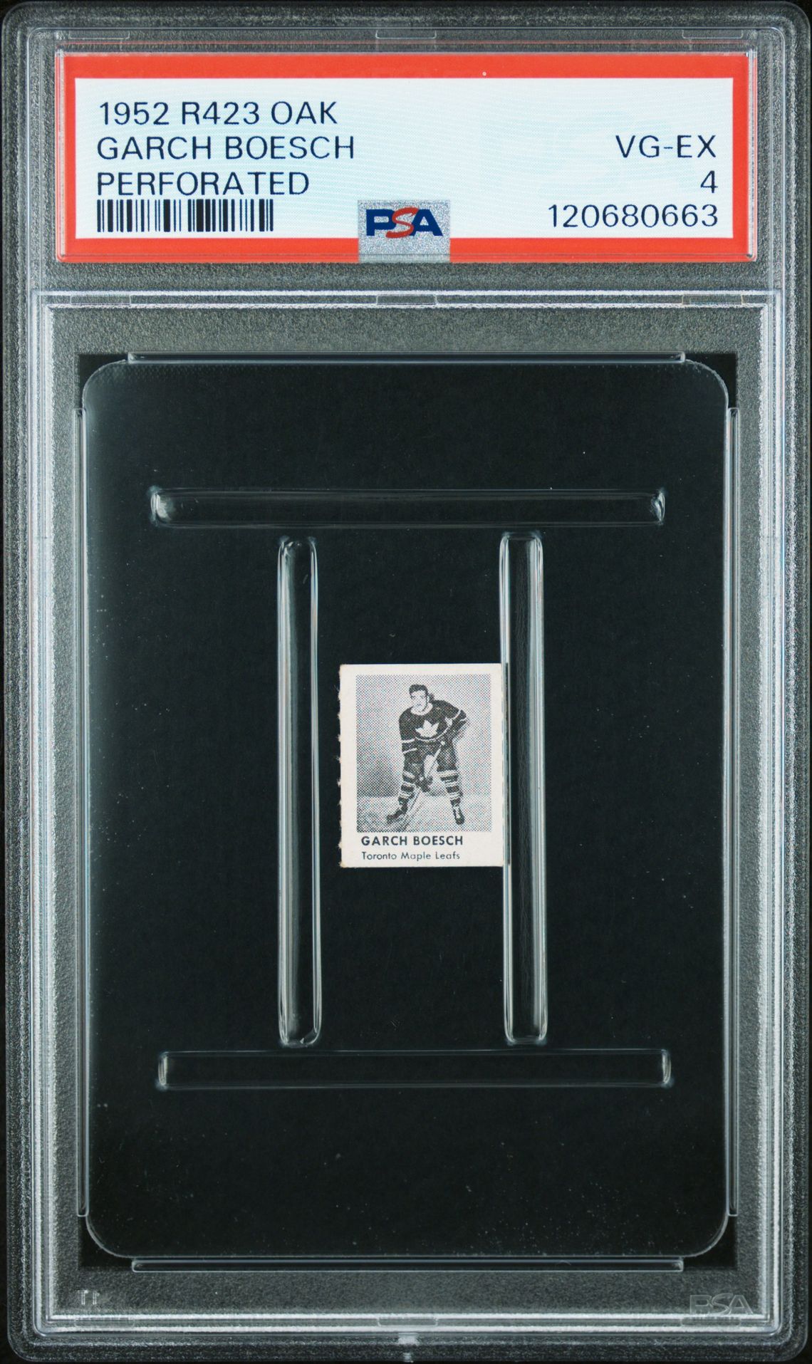1952 R423 Oak Perforated Garch Boesch (Perforated) Vg-Ex 4 front