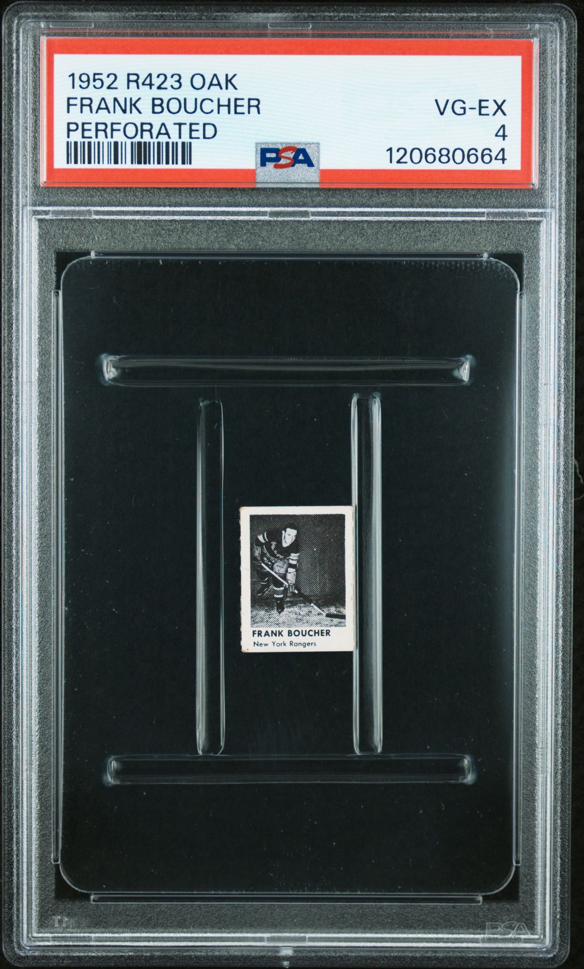 1952 R423 Oak Perforated Frank Boucher (Perforated) Vg-Ex 4 front