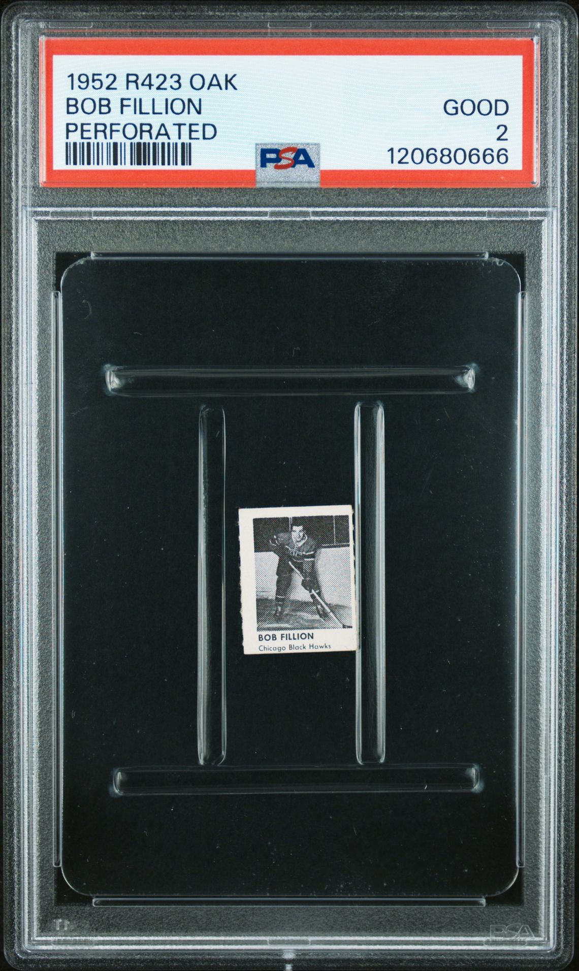1952 R423 Oak Perforated Bob Fillion (Perforated) Good 2 front