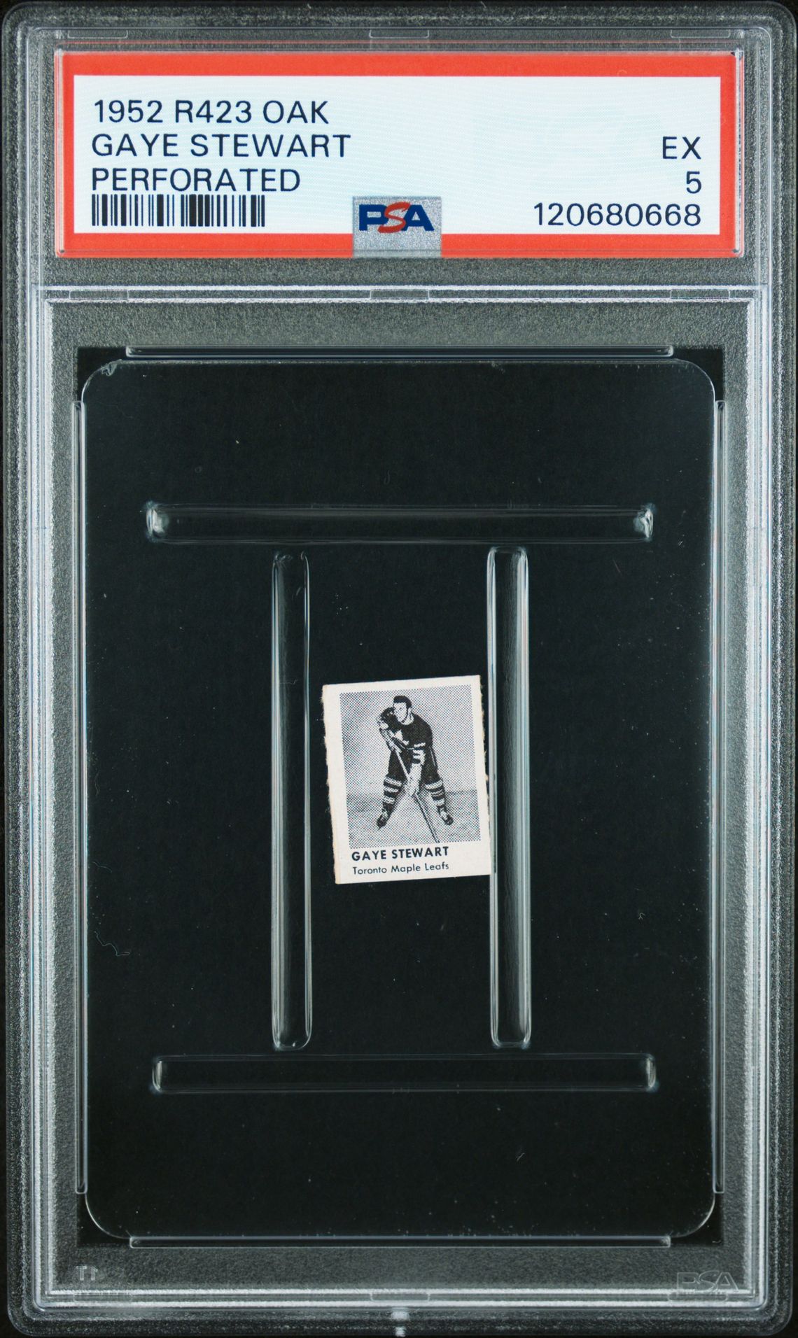 1952 R423 Oak Perforated Gaye Stewart (Perforated) Ex 5 front