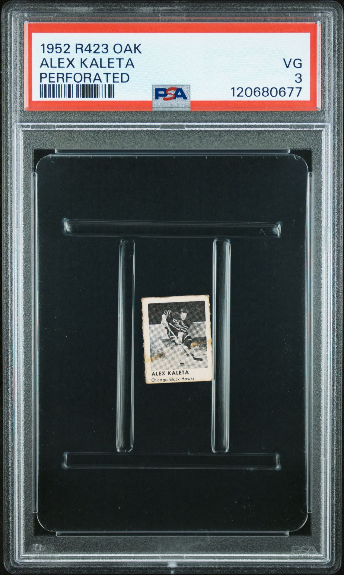 1952 R423 Oak Perforated Alex Kaleta (Perforated) Vg 3 front