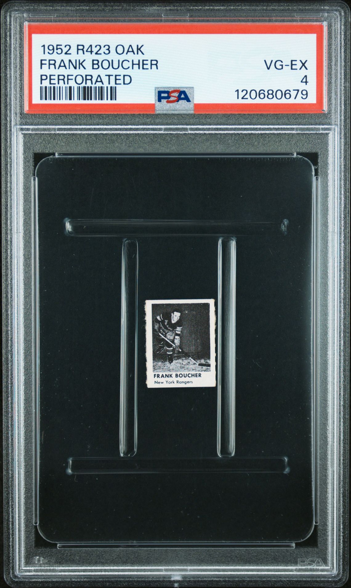 1952 R423 Oak Perforated Frank Boucher (Perforated) Vg-Ex 4 front