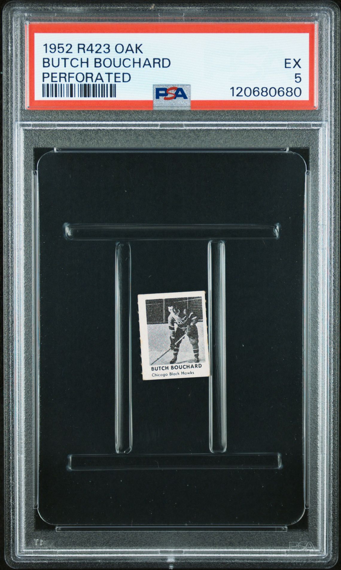 1952 R423 Oak Perforated Butch Bouchard (Perforated) Ex 5 front