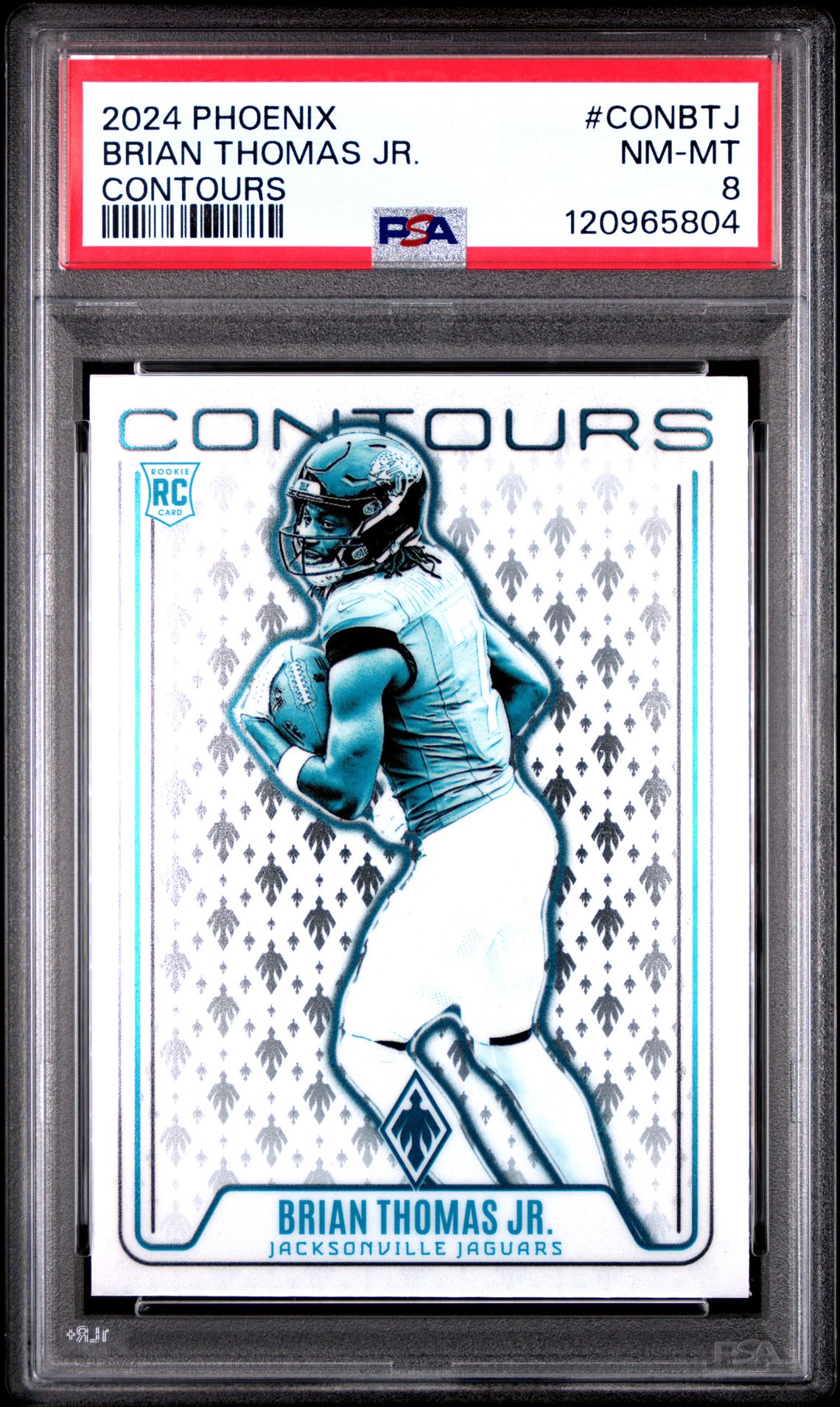 2024 Panini Phoenix Contours Brian Thomas Jr. #Conbtj Nm-Mt 8 front