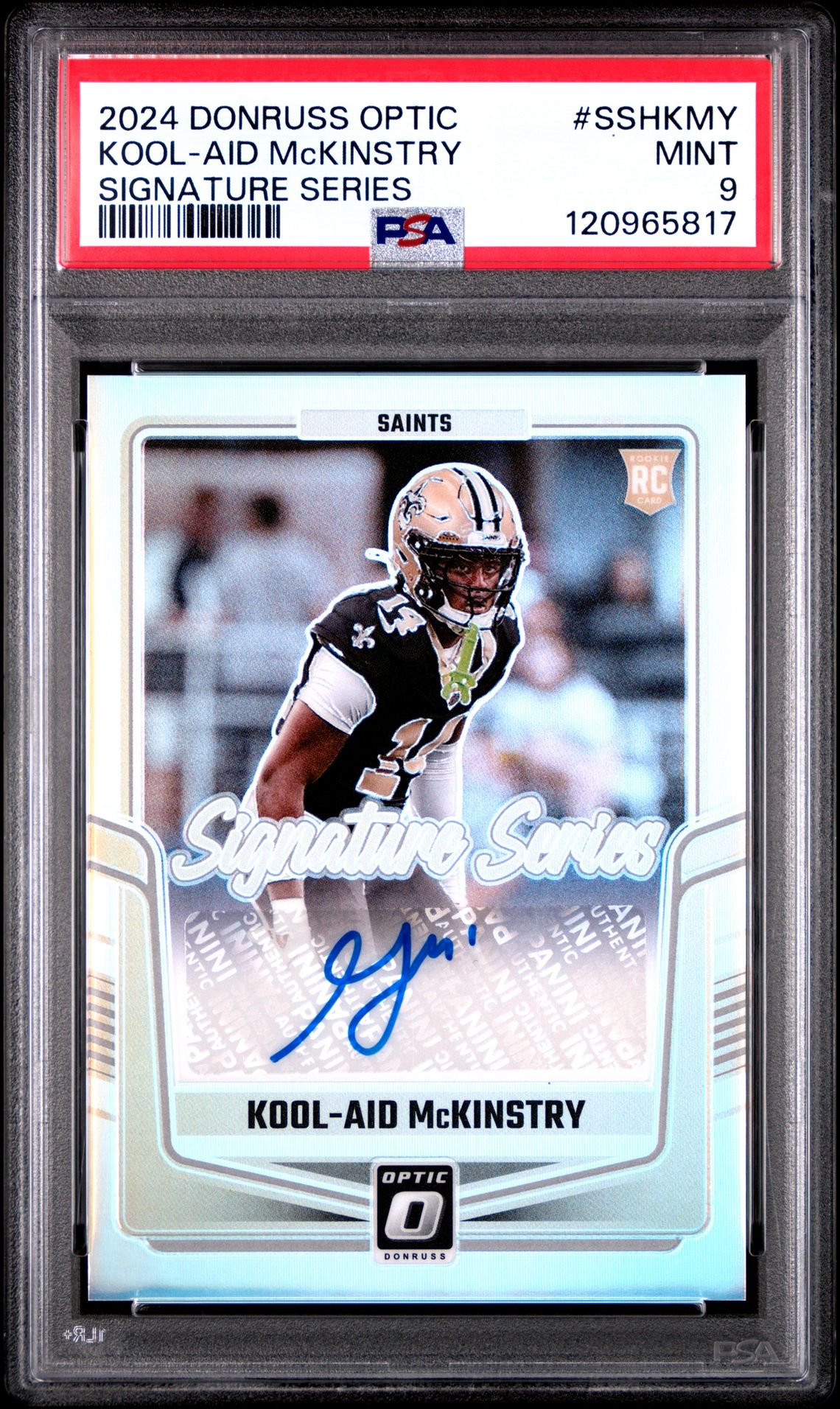 2024 Panini Donruss Optic Signature Series Kool-Aid Mckinstry #Sshkmy Mint 9 front