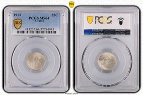 1913 25C MS64