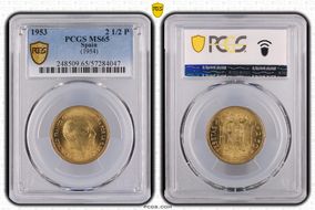 1953 2 1/2 P (1954) MS65