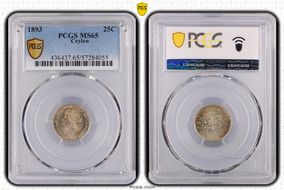 1893 25C MS65