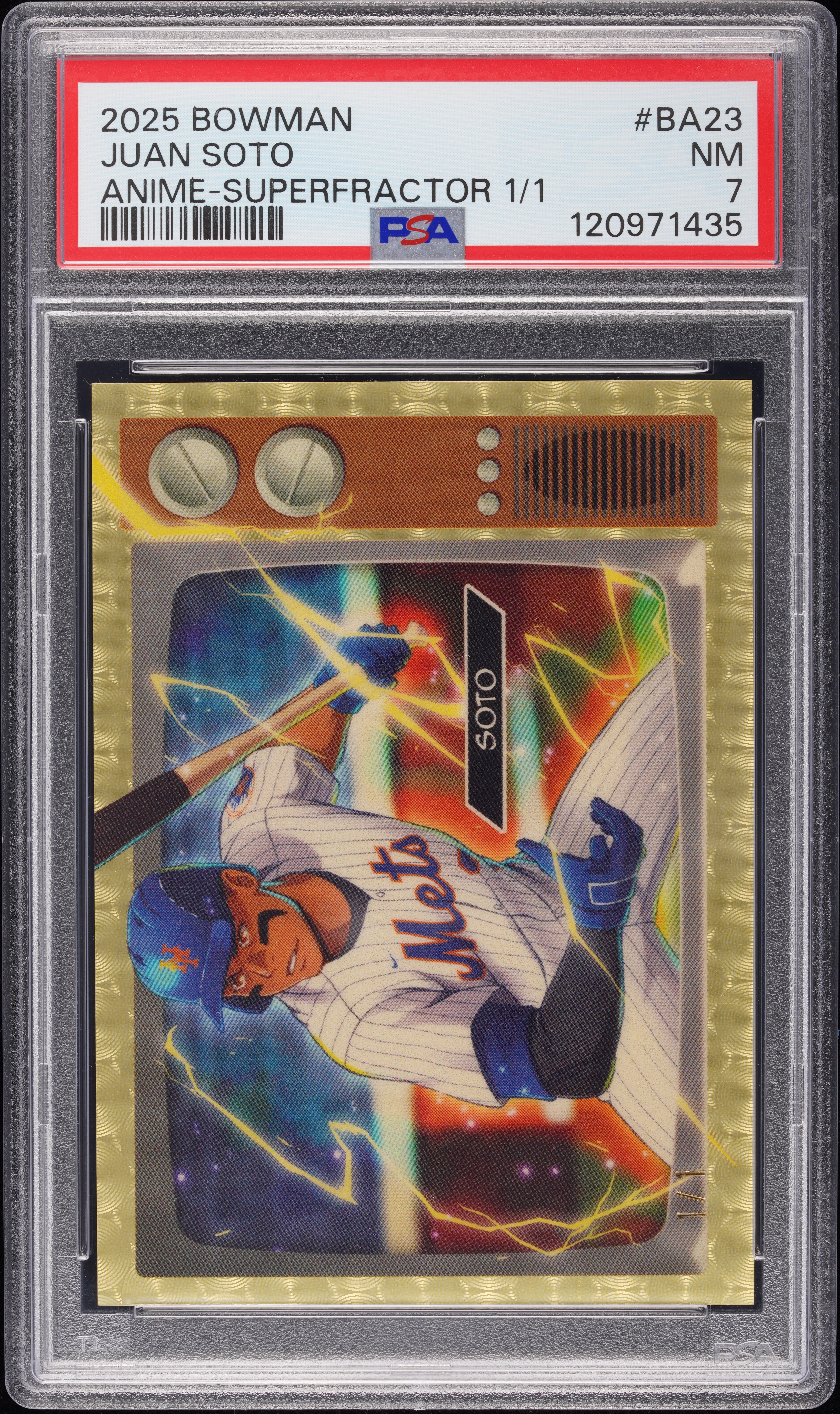 REDMIKEC's 2025 Bowman Anime Juan Soto Anime-Superfractor 1