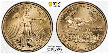 2000 $5 Gold Eagle MS69