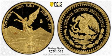 2009-Mo 1/20 oz Libertad Gold PR69DCAM