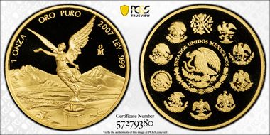 2007-Mo Onza Libertad Au PR69DCAM