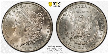 1883-O $1 MS61