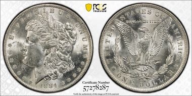 1884-O $1 MS63