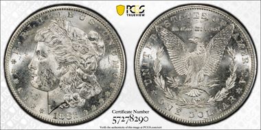 1882-S $1 MS63