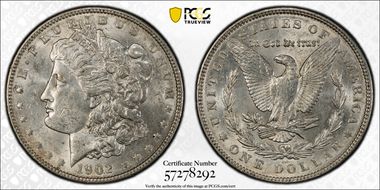 1902 $1 AU58