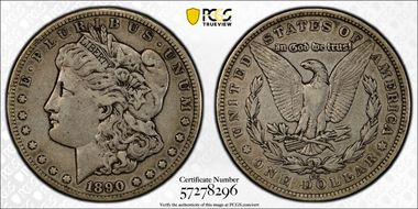1890-CC $1 VF30