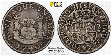 1740/30-Mo MF 2 R Calico-822 VF35