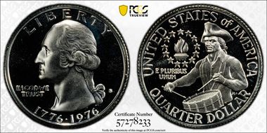 1976-S 25C Silver PR68DCAM