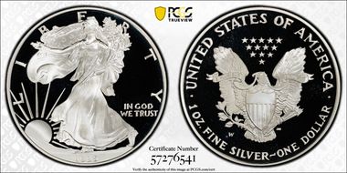 1995-W $1 Silver Eagle PR69DCAM