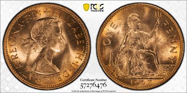 1967 1D S-4157 MS64RD