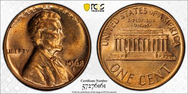1968-S 1C MS64RD