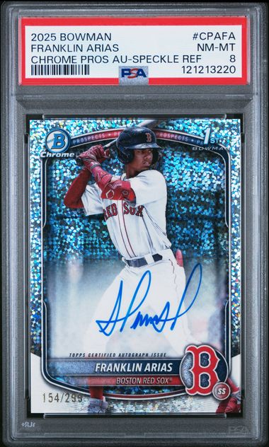 2025 Bowman Bowman Chrome Refractor Franklin Arias front
