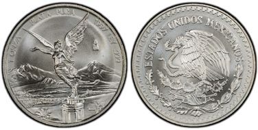 1997-Mo Onza Libertad Ag MS67