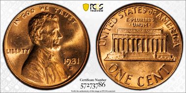 1981-D 1C MS63RD